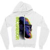 mcgregor face Zipper Hoodie