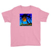 florida palm trees sunset Youth Tee