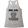 Super May Girl Racerback Tank