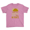 dude that camp trip in tents funny Youth Tee