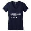 teacher career goals Women's V-Neck T-Shirt