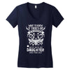 Life After Death Mess With My Daughter Women's V-Neck T-Shirt