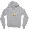 Creation of Adam Pizza, Zipper Hoodie