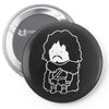 snow man Pin-back button