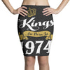 kings are born in 1974 Pencil Skirts