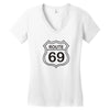 route 69 Women's V-Neck T-Shirt