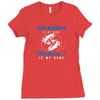 Grandpa is my Name Fishing Is My Game Ladies Fitted T-Shirt