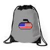 usa curling Drawstring Bags