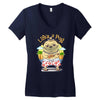 life's a pug Women's V-Neck T-Shirt