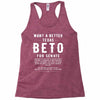want a better texas Racerback Tank
