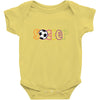 soccer neon rhinestud Baby Onesie