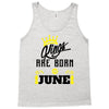 Kings Are Born In June Tank Top