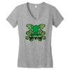 cthulhu mascot Women's V-Neck T-Shirt