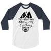 The Mountains, Are Callıng,  I Must Go 3/4 Sleeve Shirt