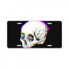 skull glitch License Plate