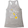 no 'pagne no gain Racerback Tank