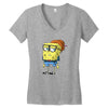hipster spongebob squarepants Women's V-Neck T-Shirt