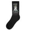 look i've created a unicorn Socks