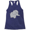 elephant cute Racerback Tank