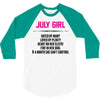 July Girl Hated By Many 3/4 Sleeve Shirt