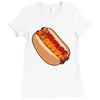 hotdogs on a bun Ladies Fitted T-Shirt