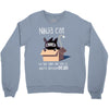 ninja cat Crewneck Sweatshirt