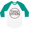 team damon salvatore 3/4 Sleeve Shirt
