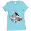 portal bird Ladies Fitted T-Shirt