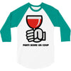 party a drink 3/4 Sleeve Shirt