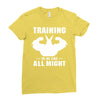 Training to be Like All Might Ladies Fitted T-Shirt
