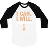 I Can I Will End Of The Story 3/4 Sleeve Shirt