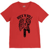 rock and roll V-Neck Tee