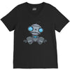 sad robot V-Neck Tee