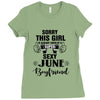 sorry this girl is already taken by a super sexy june boyfriend Ladies Fitted T-Shirt