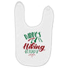 Daddy Hiking Buddy Mountains Baby Bibs