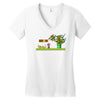 revenge of the turtles Women's V-Neck T-Shirt