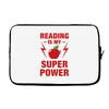Reading Is My Superpower Laptop sleeve