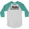 i make good looking kids 3/4 Sleeve Shirt