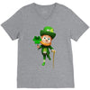 DABBİNG LEPRECHAUN V-Neck Tee