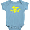 zelda link hylian shield triforce splat Baby Onesie