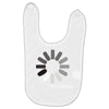 buffering  funny retro loading computer console fashion party Baby Bibs