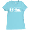 drums   problem solved   mens funny Ladies Fitted T-Shirt