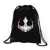 rebel ship Drawstring Bags
