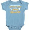 I Love Someone with Childhood Cancer to The Moon and Back to Infinity Baby Bodysuit