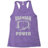 uganda power Racerback Tank