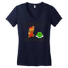 kickin it old skool Women's V-Neck T-Shirt
