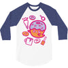 donut ghost baking 3/4 Sleeve Shirt