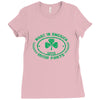made in america with irish parts Ladies Fitted T-Shirt