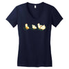popcorn chicken Women's V-Neck T-Shirt