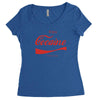 enjoy cocaine funny gray Women's Triblend Scoop T-shirt